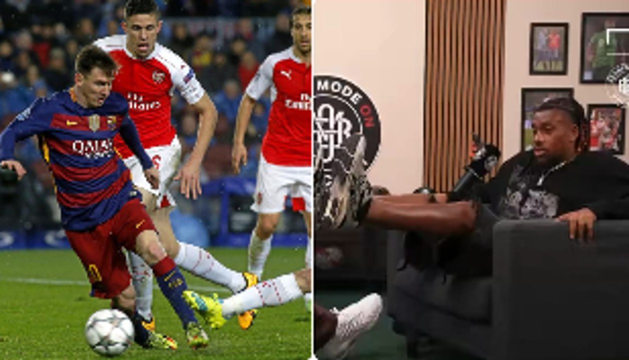 Iwobi, resignado con un regate que le hizo Messi: "Siempre aparezco en sus recopilaciones"