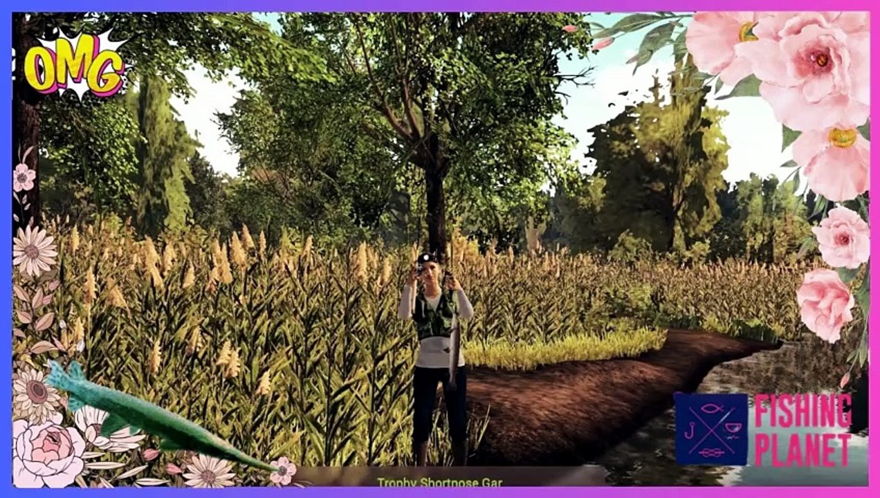 How to catch Trophy Shortnose Gar at Mudwater River (New and Updated Map) | Fishing Planet