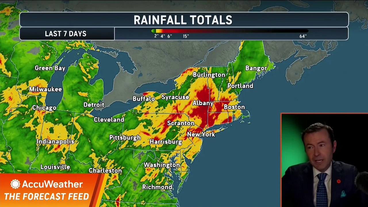 Northeast enjoys a break in the rain after a week of wet weather