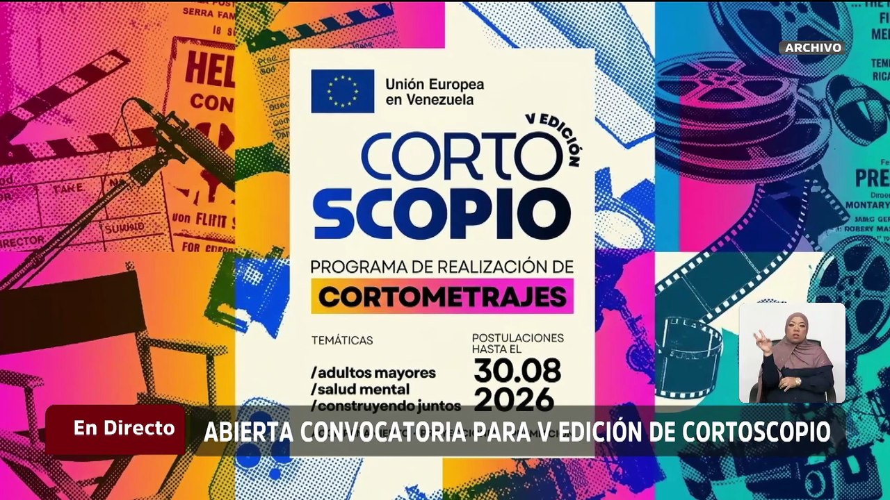 Unión Europea invita a los venezolanos a participar en el concurso de cine "Cortoscopio"