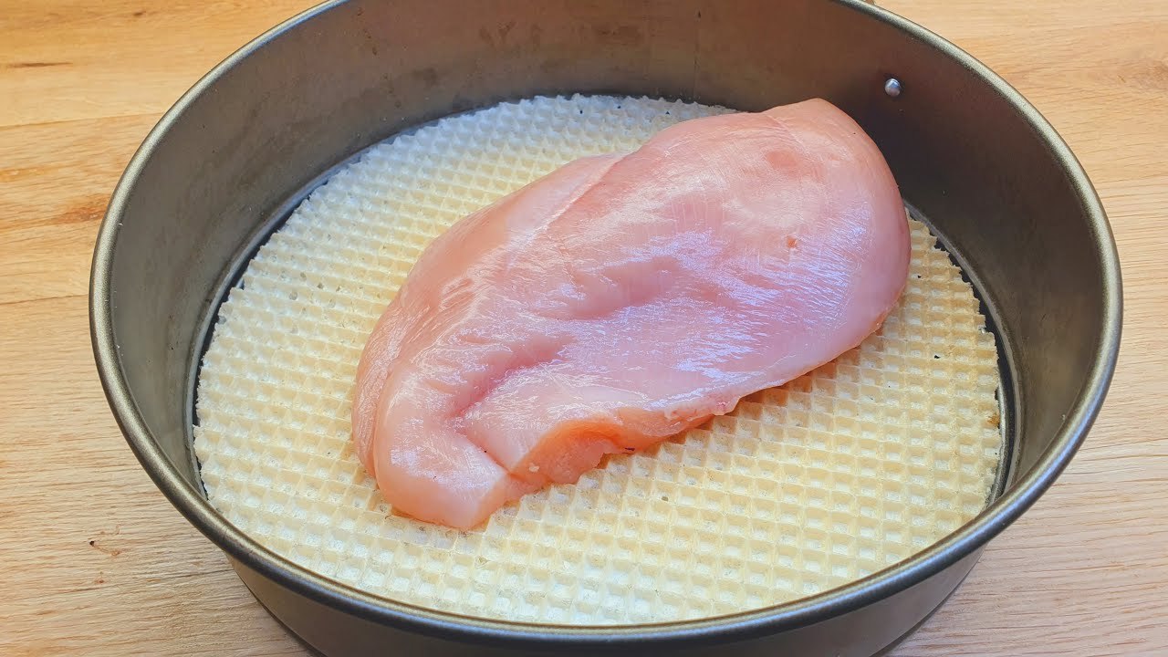 Schnelles und einfaches Rezept Fleisch Kuchen, ohne Mehl, nur 10 Minuten Arbeit