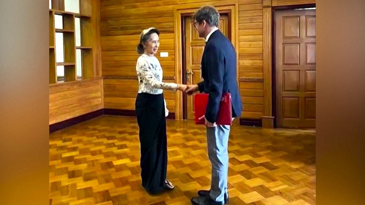 Myanmar's Suu Kyi meets Red Cross: Son says first proof of life in years