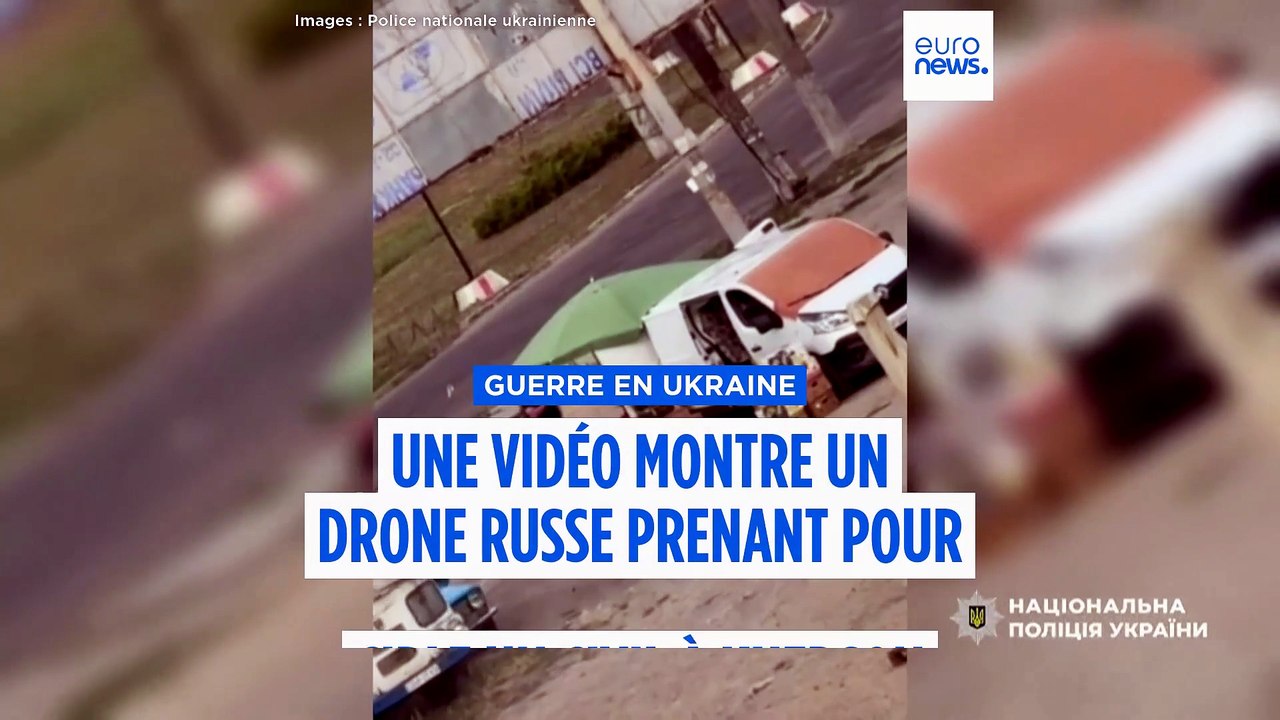 Kherson : une vidéo montre un drone russe traquant un civil sur un marché
