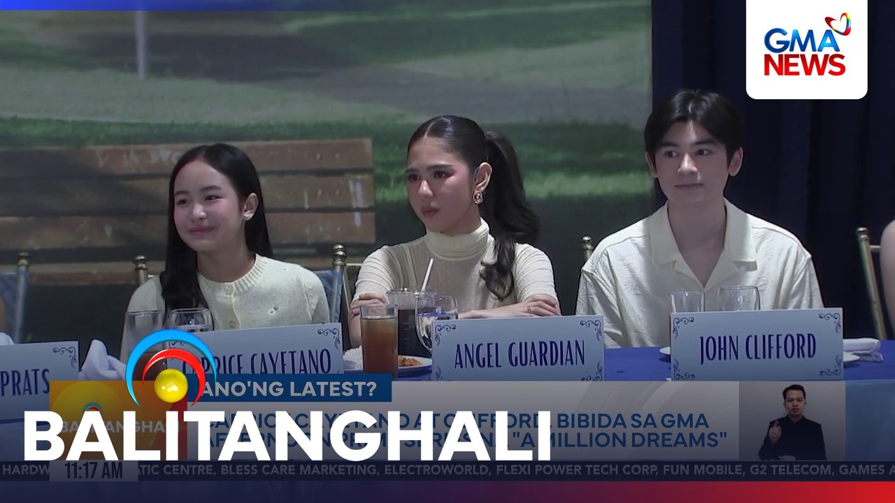 Caprice Cayetano at Clifford, bibida sa GMA Afternoon Prime series na "A Million Dreams" | Balitanghali