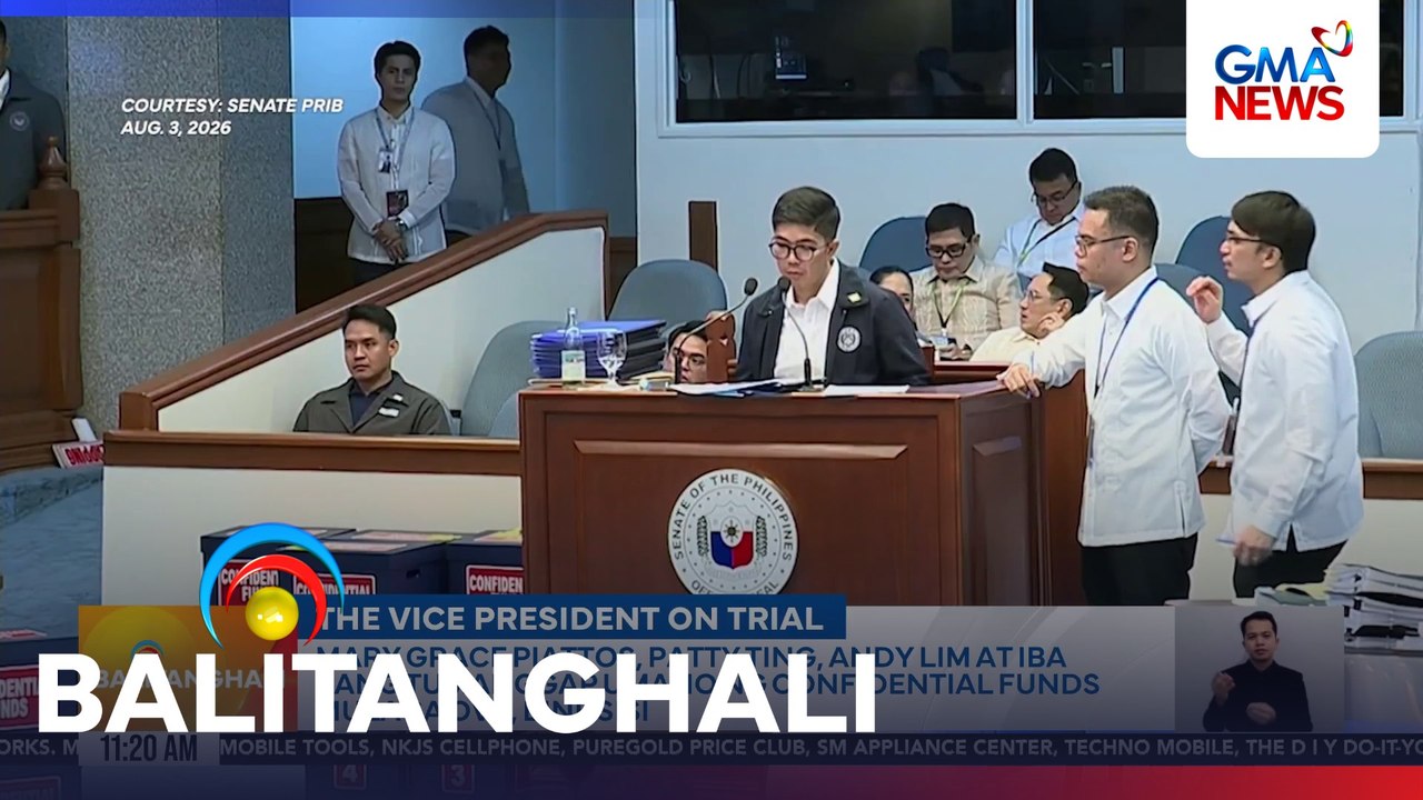 Mary Grace Piattos, Patty Ting, Andy Lim at iba pang tumanggap umano ng confidential funds mula sa OVP, binusisi | Balitanghali