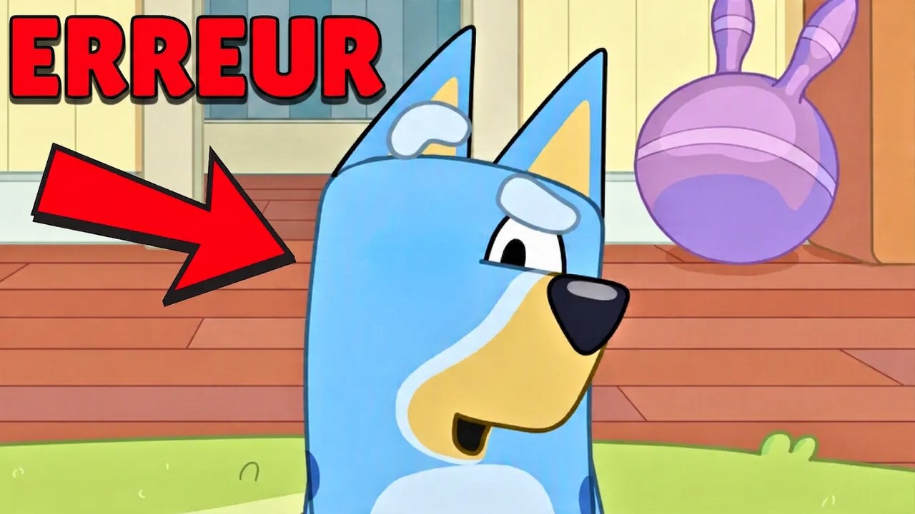 Les grosses bourdes des animateurs de Bluey