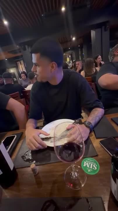 Boy Steals Food From Friend's Plate