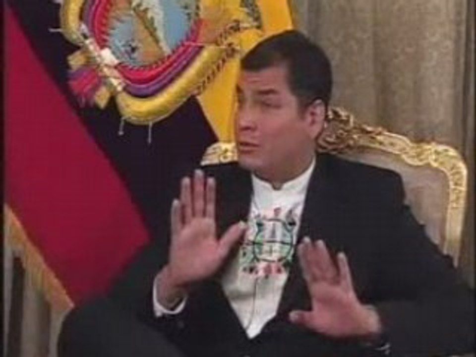Ecuador, VTV entrevista al presidente Rafael Correa 3