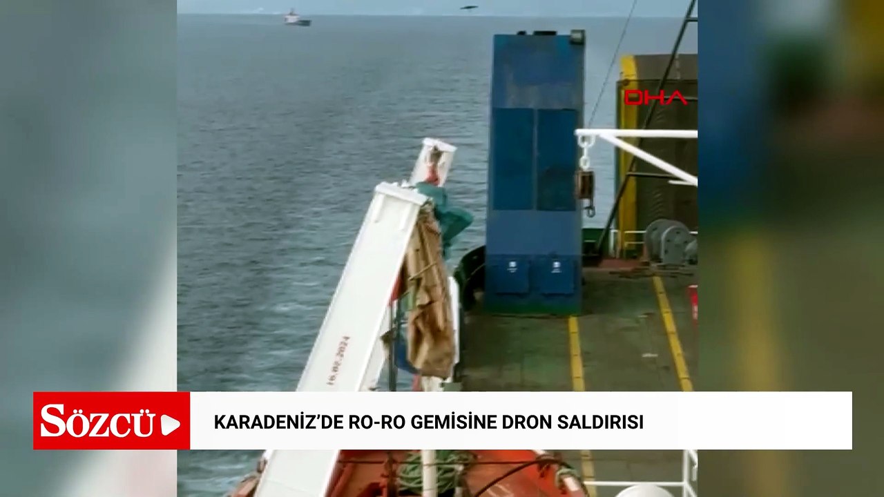 Karadeniz’de Ro-Ro gemisine dron saldırısı