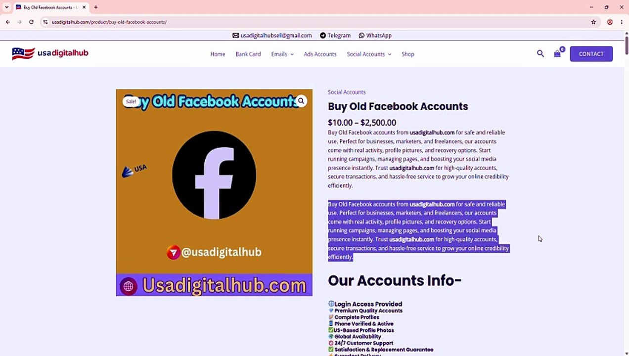 5 Best Marketplaces to Buy Aged Facebook Accounts In bulk