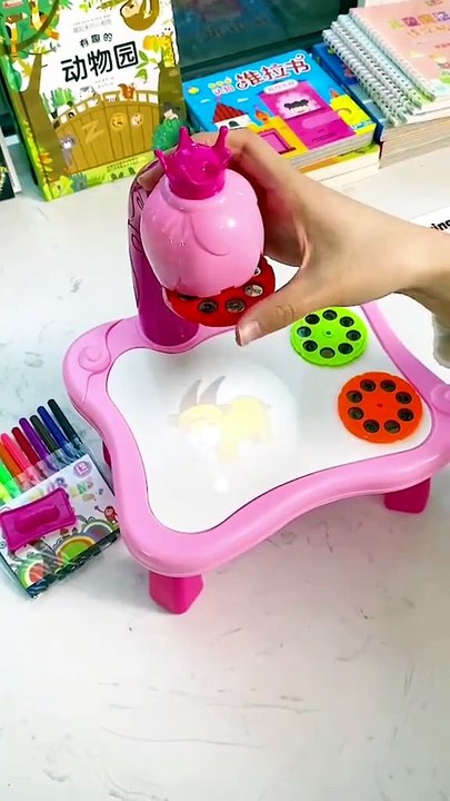 LED Projector Art Painting Table for Kids