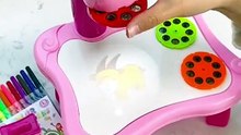 LED Projector Art Painting Table for Kids