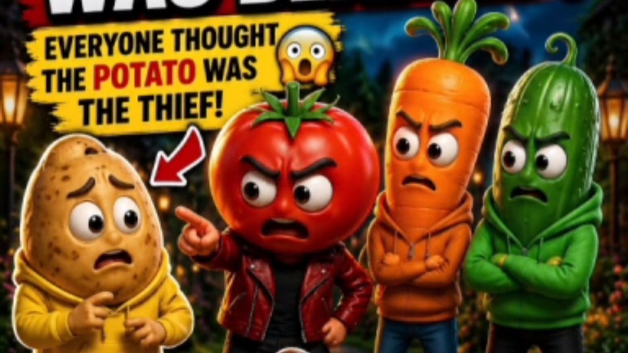 🥔 Everyone Blamed the Potato... But the Real Thief Was a Mouse! 🐭😱 | 3D Animated Story #Shorts