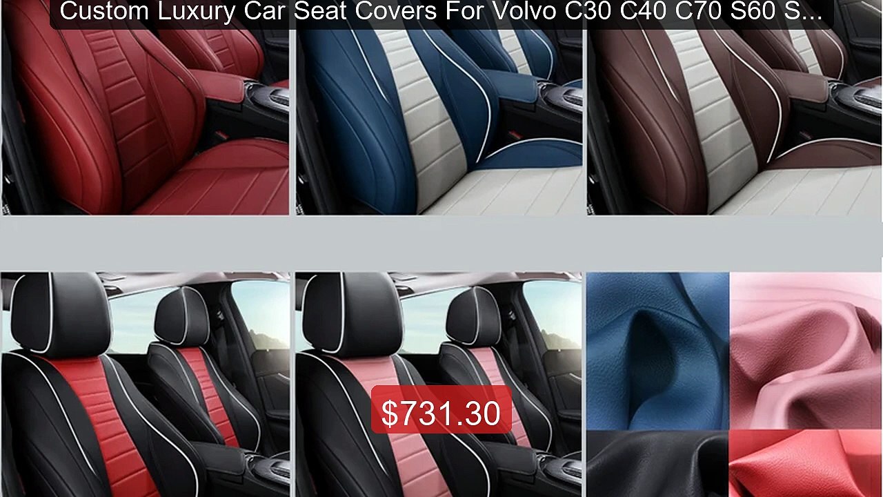 Custom Luxury Car Seat Covers For Volvo C30 C40...
