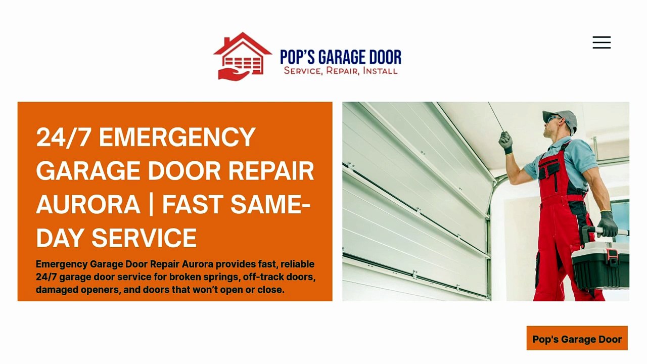 247 Emergency Garage Door Repair Aurora  Fast Same-Day Service