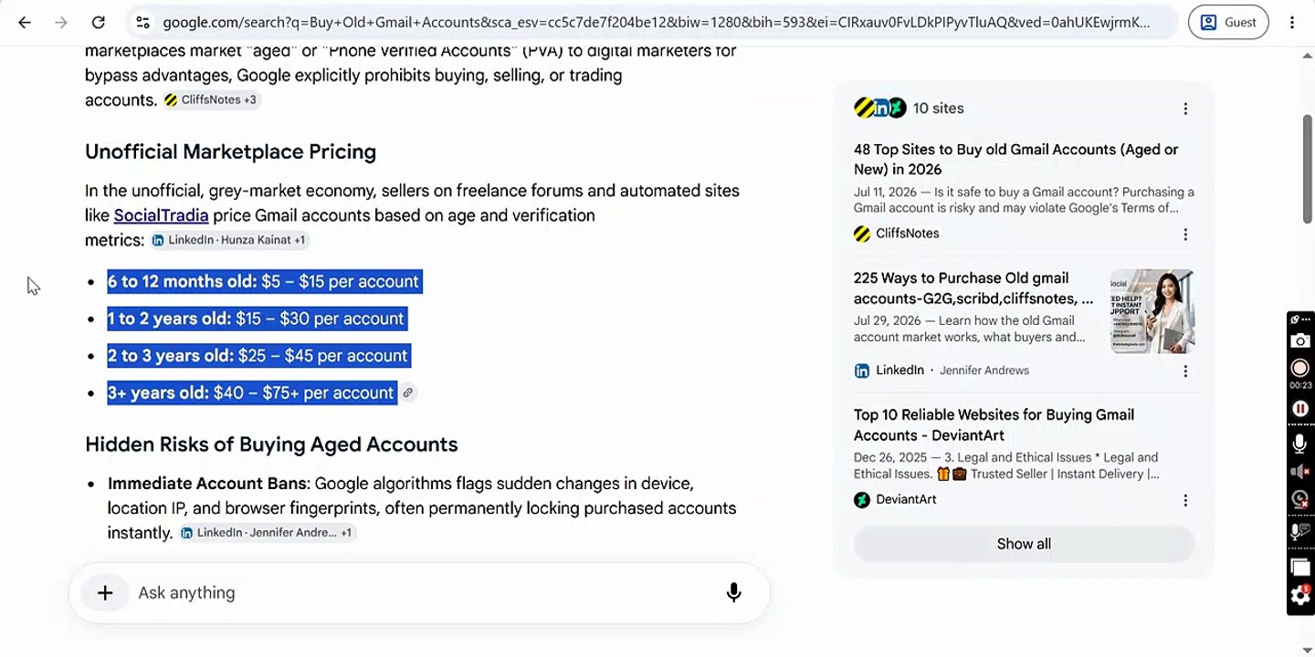 7 Best Sites to Buy Gmail Accounts: PVA & Aged for Marketing Success