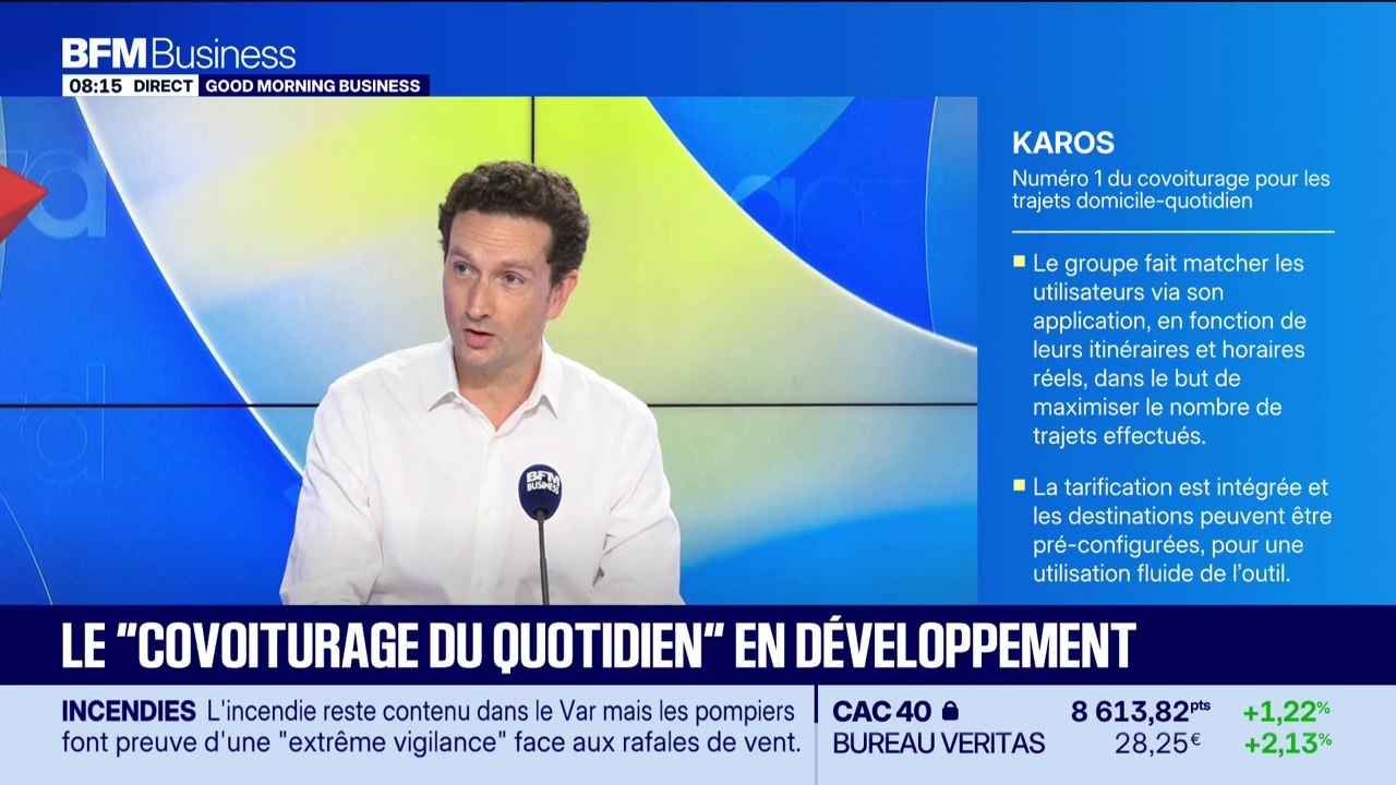 French Tech : Karos, numéro un du covoiturage domicile-travail - 04/08