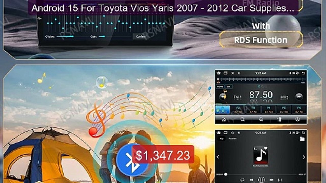 Android 15 For Toyota Vios Yaris 2007 - 2012 Car Supplies Fro... -- Amazing Value 2026 | Must Have!
