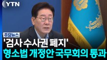 '검사 수사권 폐지' 형소법 개정안 국무회의 통과 / YTN