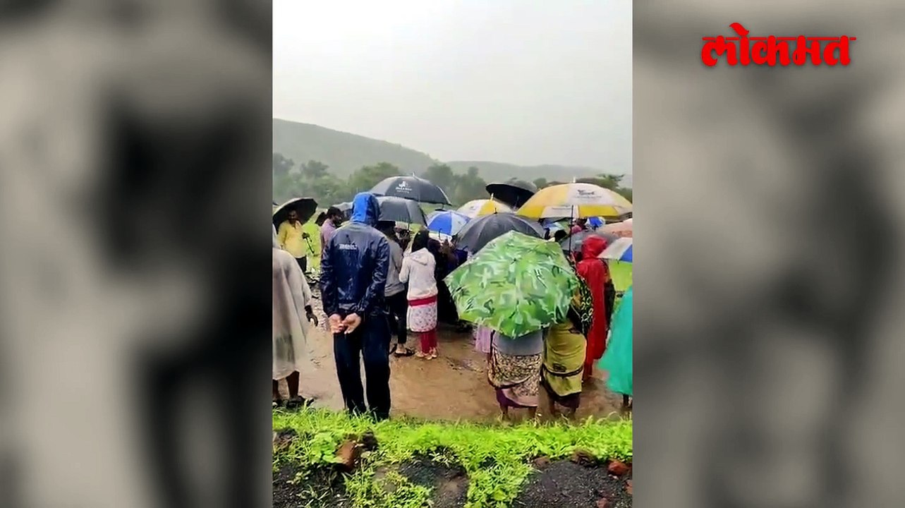 भर पावसात अंत्यविधी ओली लाकडे पेटवण्याची धडपड ग्रामस्थ संतप्त-