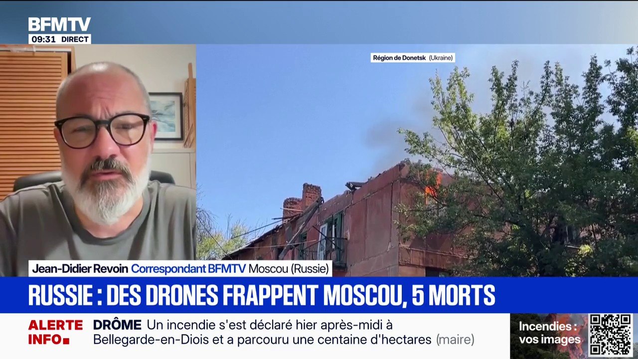Une attaque de drones ukrainiens en Russie fait cinq morts et plusieurs blessés