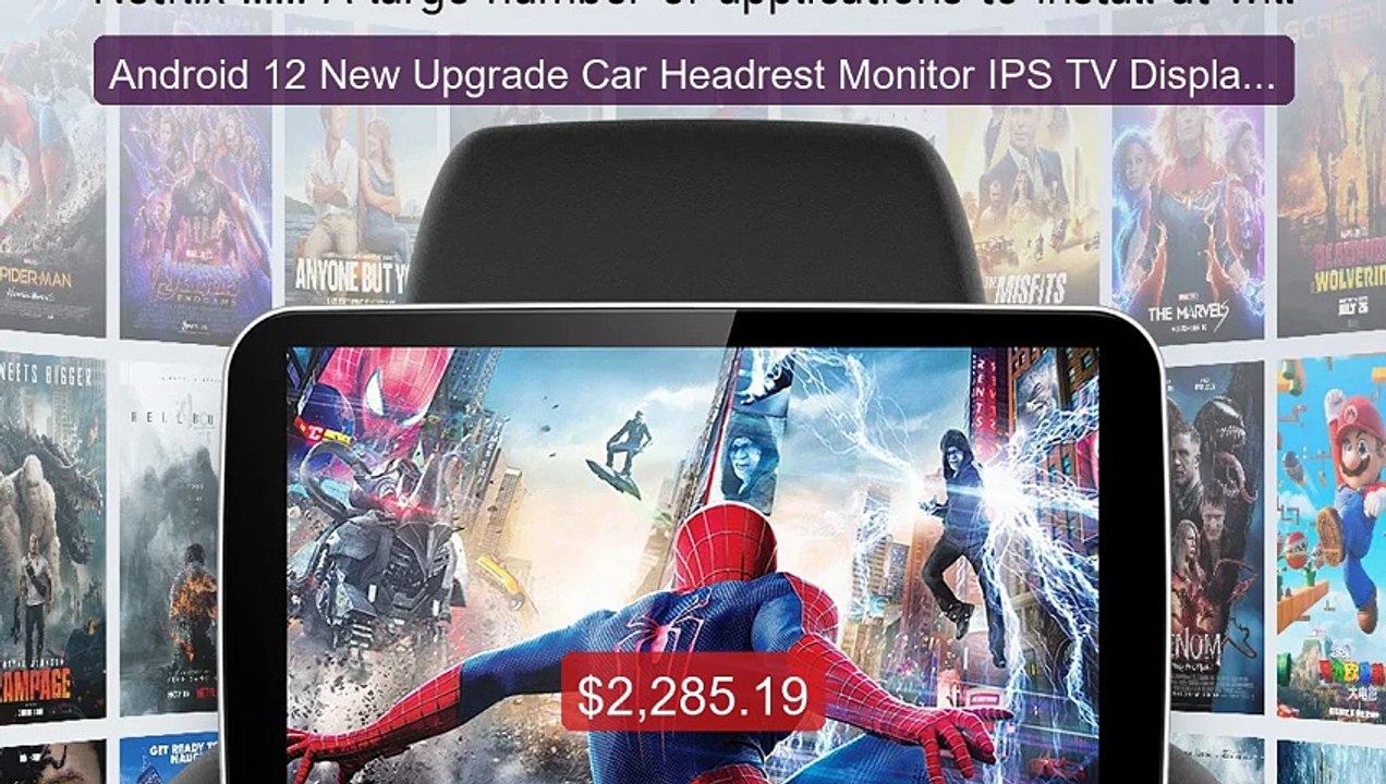 Android 12 New Upgrade Car Headrest Monitor IPS TV Display Wireles... -- Best Deal 2026 | Shop Now!