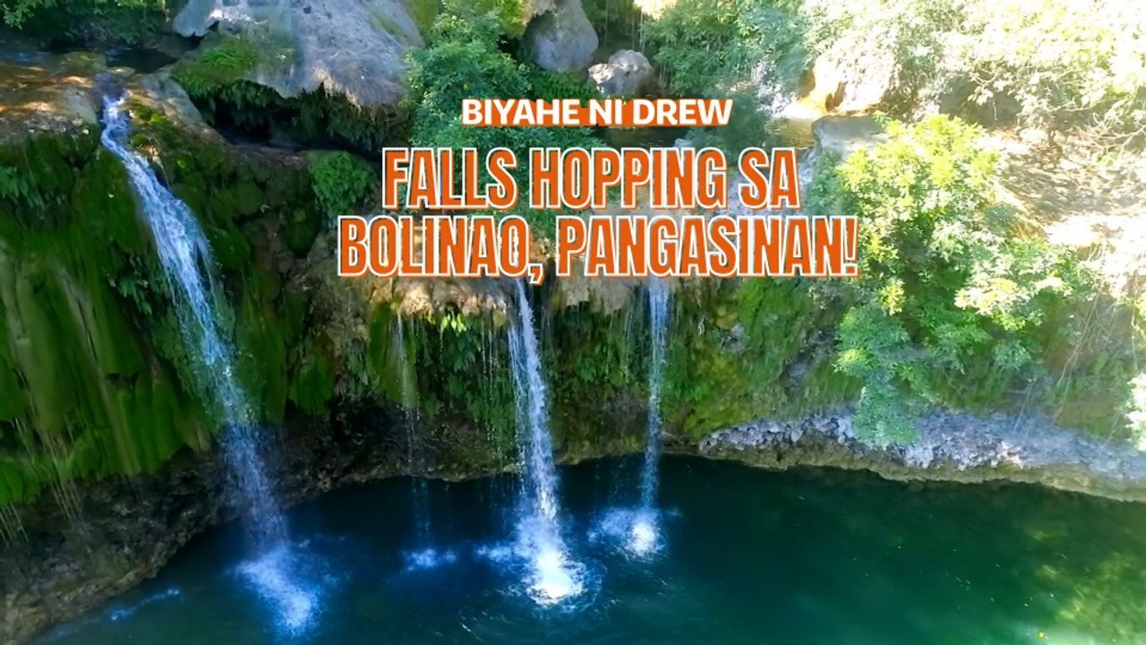 Falls hopping sa Bolinao, Pangasinan! | Biyahe ni Drew