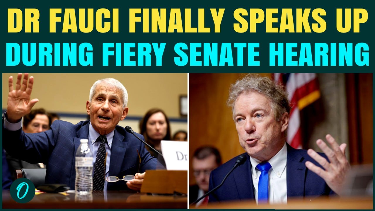 WATCH: Dr Fauci Finally Speaks During Hearing, Fires Back After Rand Paul’s Sharp Attack On Him