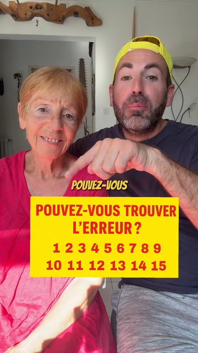 POUVEZ-VOUS TROUVER L’ERREUR ⁉️👀