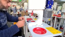 Pantolon veya etek kanca basma makinası