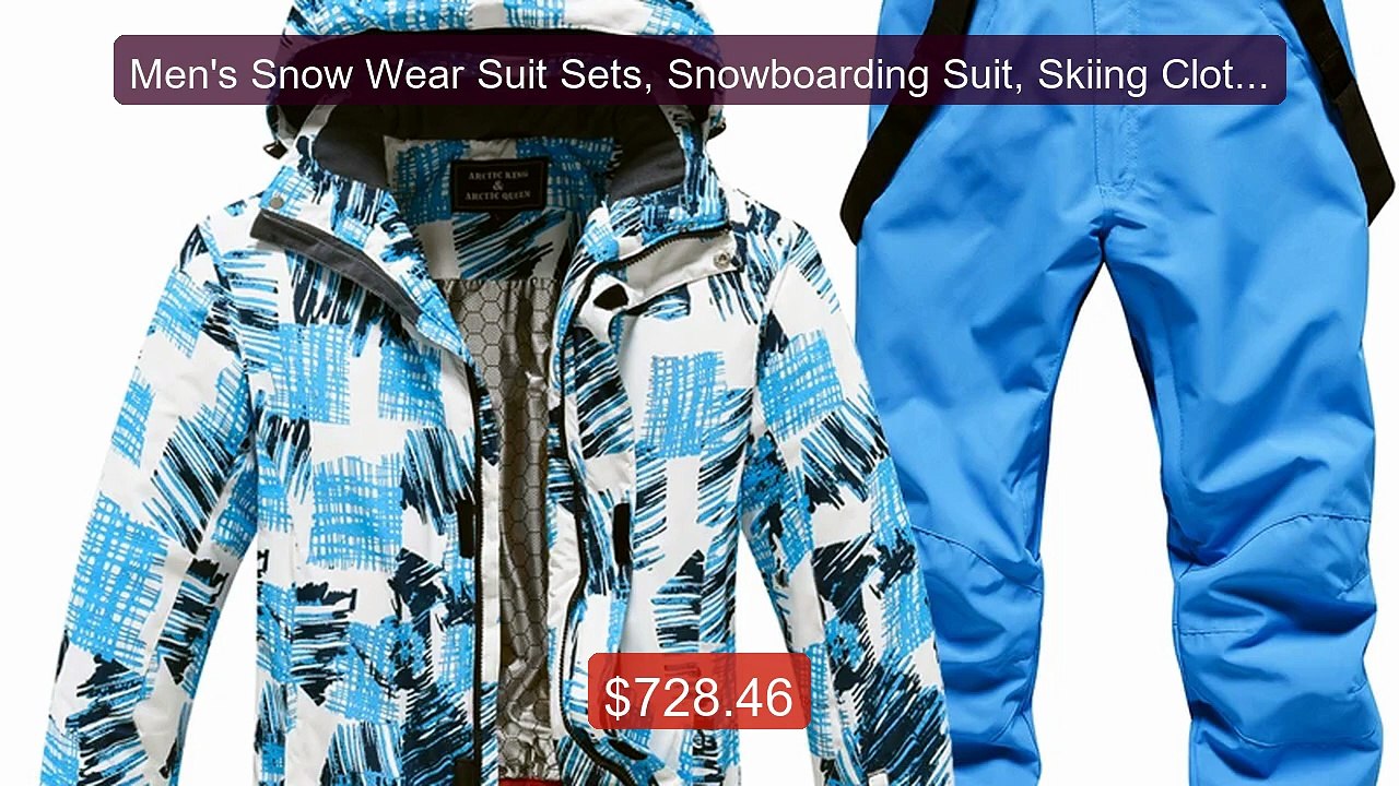 Men's Snow Wear Suit Sets, Snowboarding Suit, Skiing Clothing, Ski ... -- Top Rated 2026 | Buy Now!