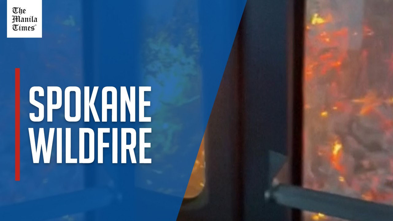 Firefighters face raging wildfires in Spokane, Washington