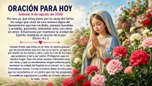 ORACIÓN Sábado 8 de agosto de 2026