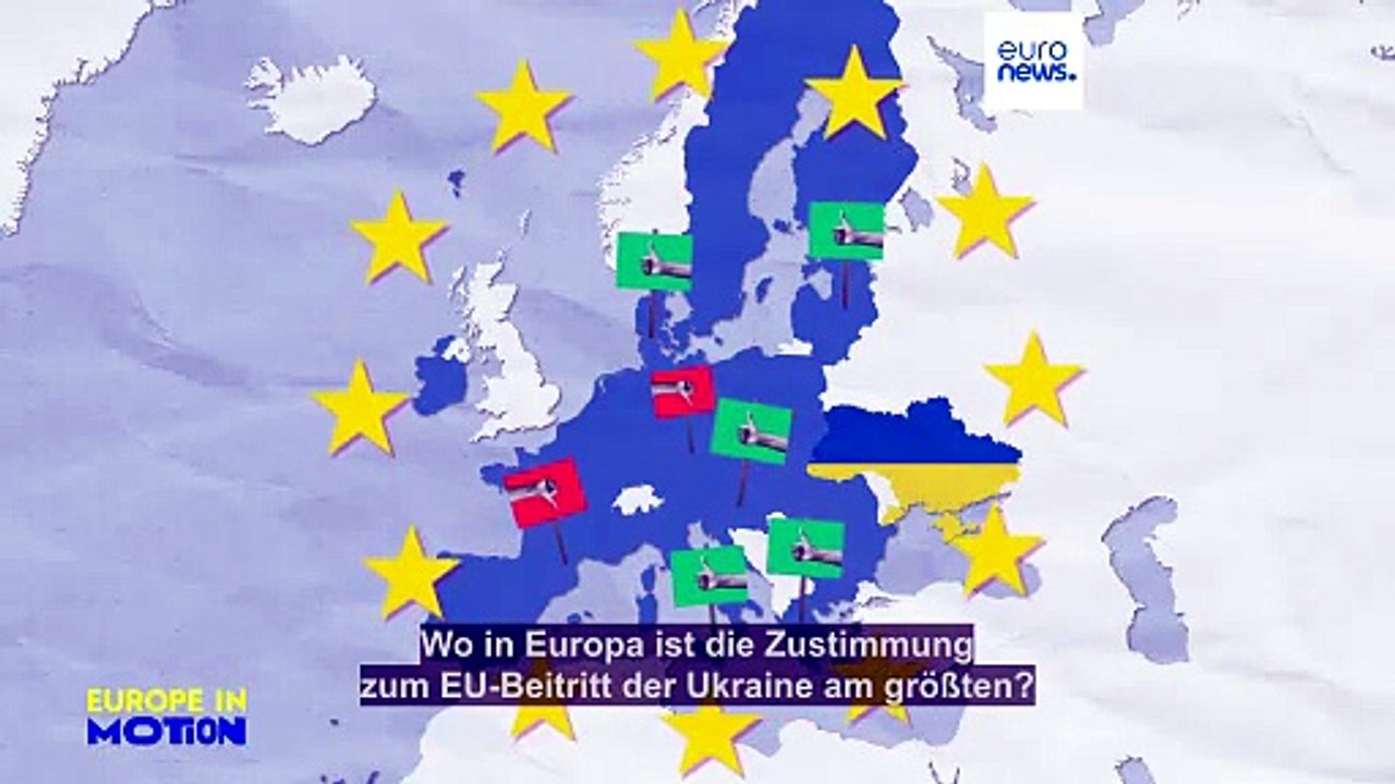 EU-Beitritt der Ukraine: Wer in Europa ist eher dafür, wer eher dagegen?