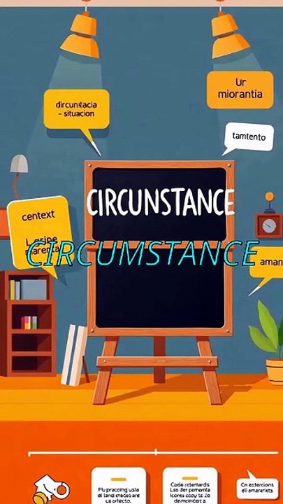 10000 palabras en inglés - La palabra que explica TODO  circumstance