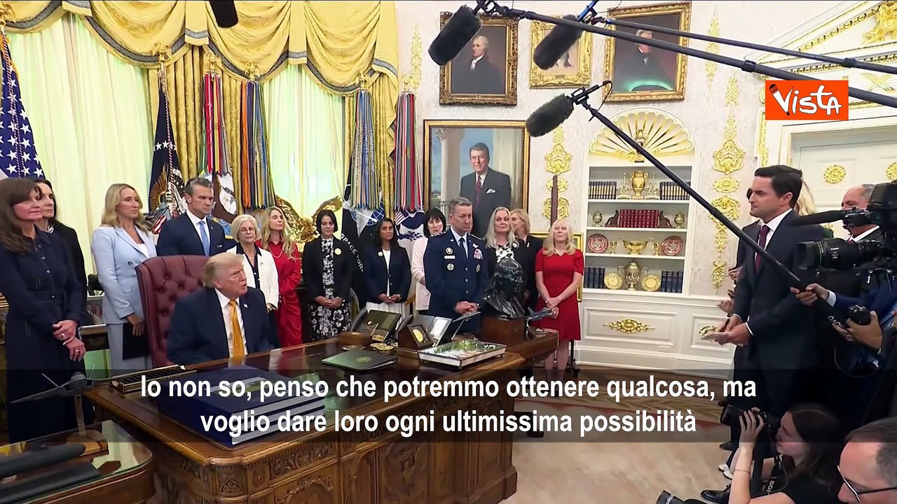 Trump su negoziati con l'Iran: Voglio dargli un ultima chance prima della decapitazione