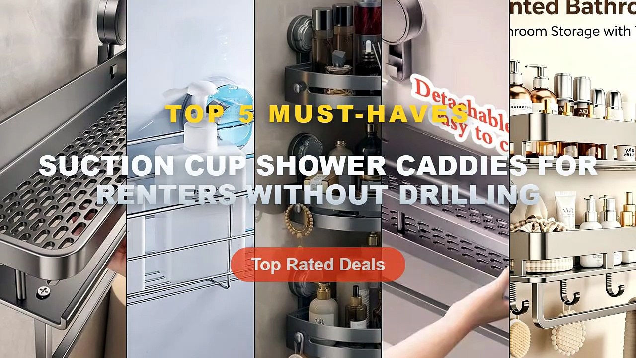 Cheap & Best Suction Cup Shower Caddies For Ren...