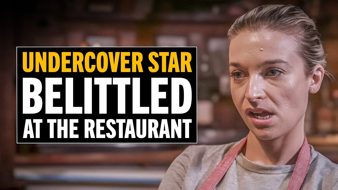 Undercover Star Visits a Restaurant and Gets Disrespected