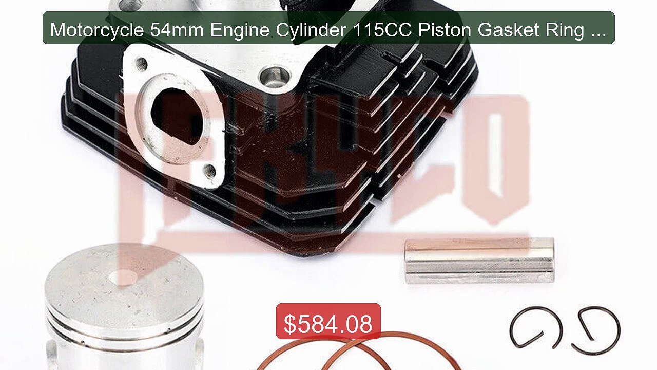 Motorcycle 54mm Engine Cylinder 115CC Piston Ga...