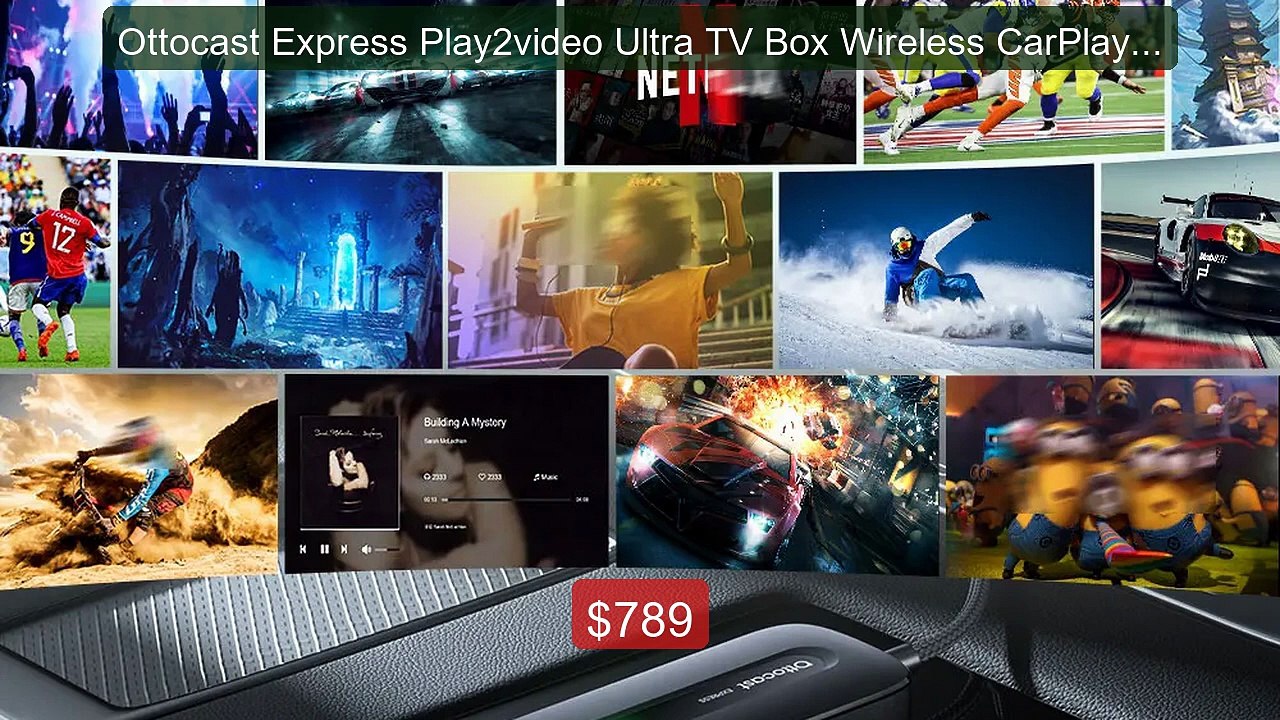 Ottocast Express Play2video Ultra TV Box Wireless CarPlay And