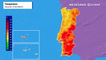 Temperaturas elevadas prolongam-se na Madeira até quinta-feira, 6 de agosto