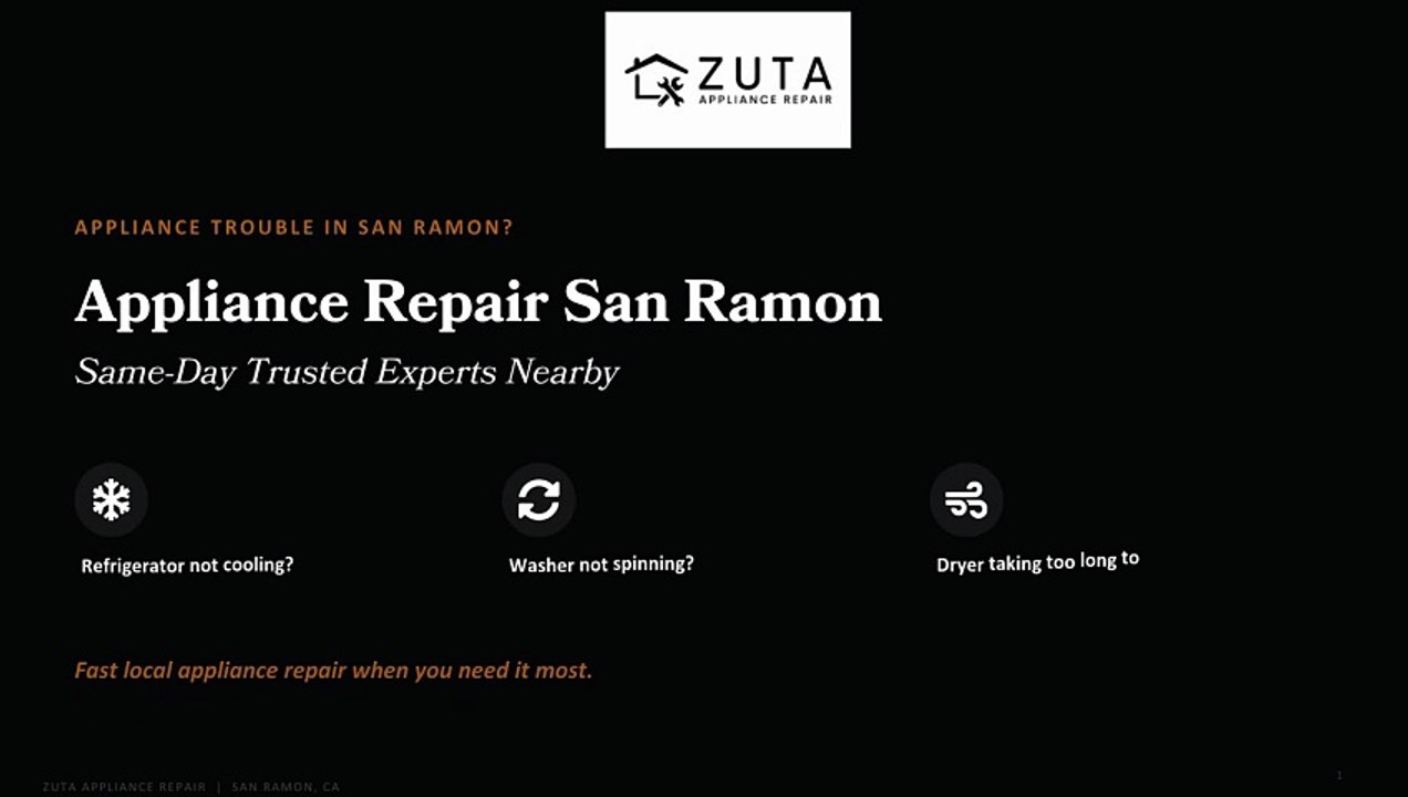 Appliance Repair San Ramon | Same-Day Trusted Experts Nearby