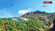 Tunceli'de Munzur Vadisi Milli Parkı'ndaki yangın kontrol altına alındı