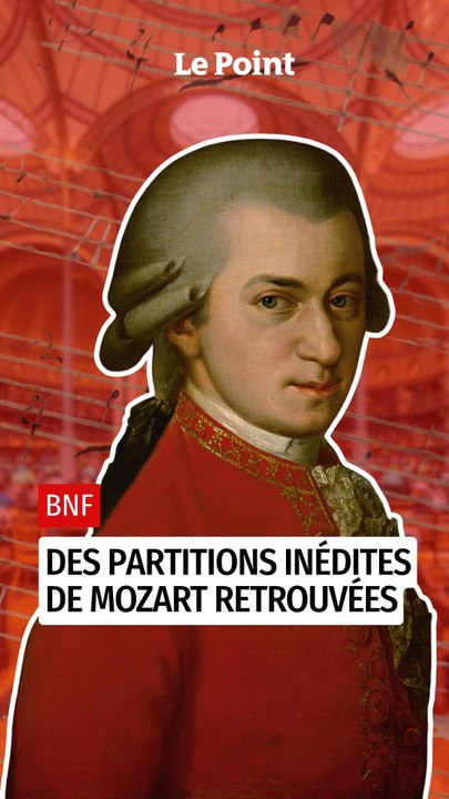 Des partitions inédites de Mozart retrouvées à la Bibliothèque nationale de France