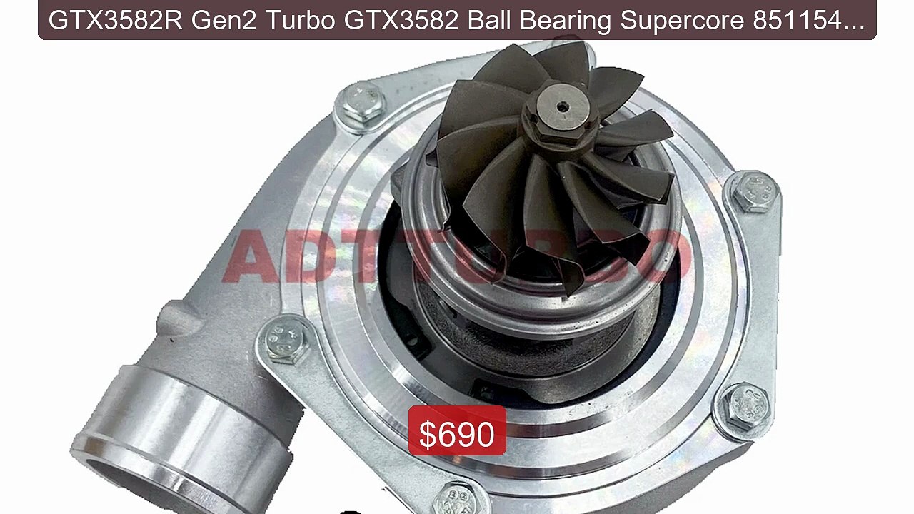 GTX3582R Gen2 Turbo GTX3582 Ball Bearing Supercore 851154-5004... -- Best Buy 2026 | Great Quality!