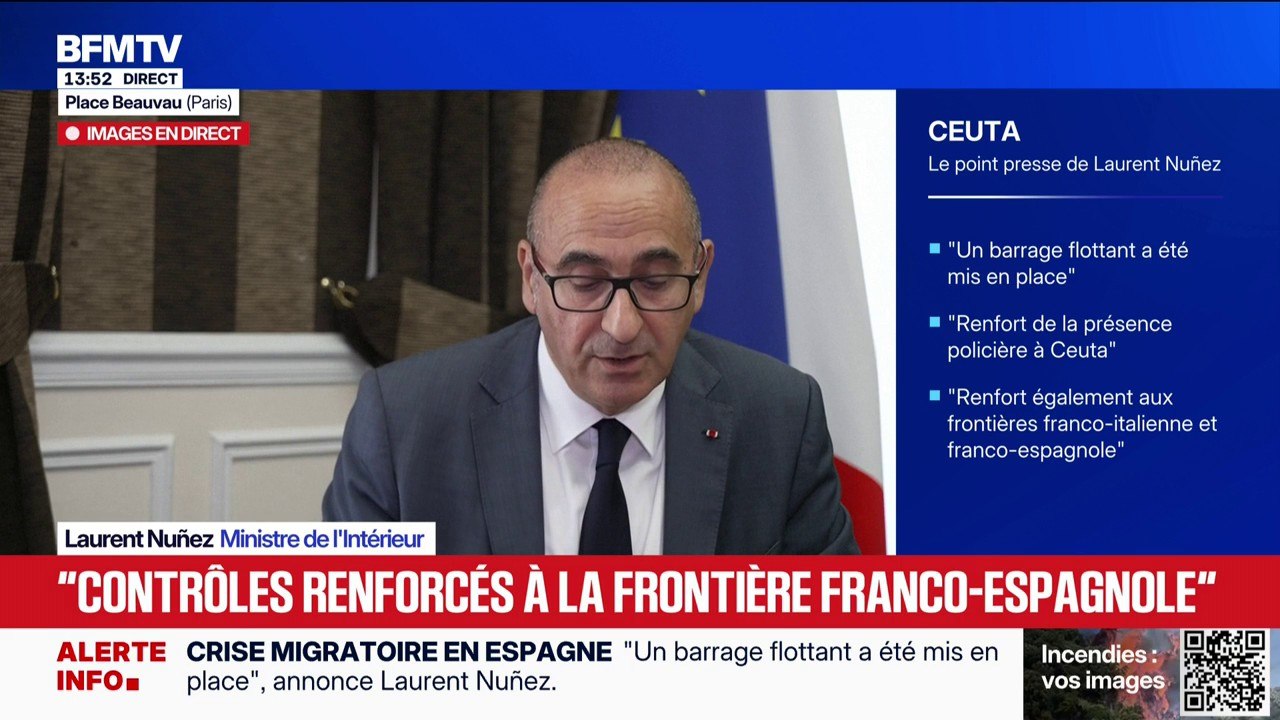 Crise migratoire: Depuis le début de l'année, "le nombre de traversées de la Manche réussies a été de 160, il était de 413 à la même période", précise le ministre de l'Intérieur, Laurent Nuñez