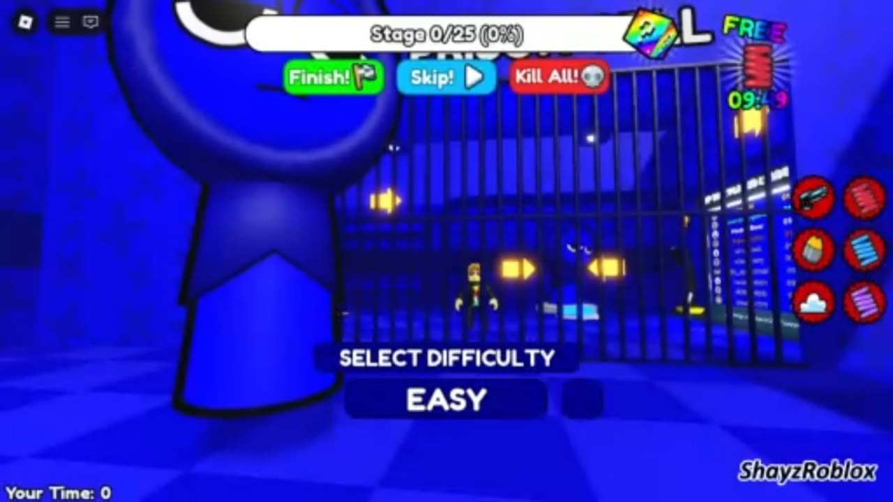 BLUE SPLANKI'S PRISON RUN! (Obby) Roblox Full Gameplay Walkthrough