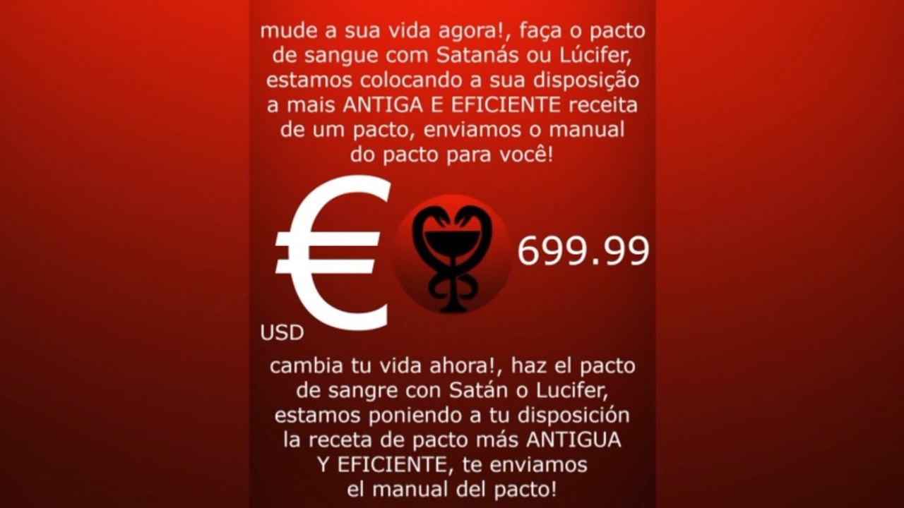 O PACTO DE SANGUE - SATANÁS / EL PACTO DE SANGR...