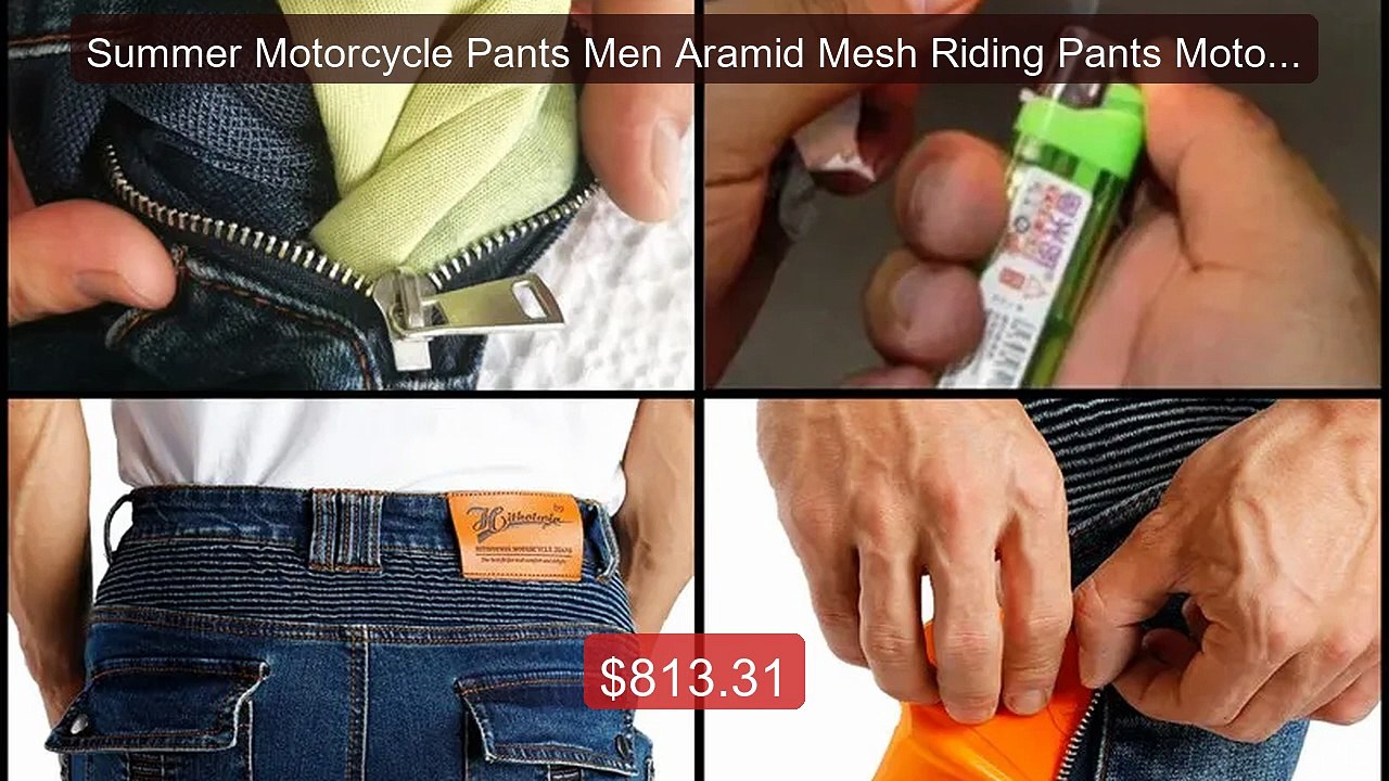 Summer Motorcycle Pants Men Aramid Mesh Riding Pants Motorbike Trou... -- Top Rated 2026 | Buy Now!