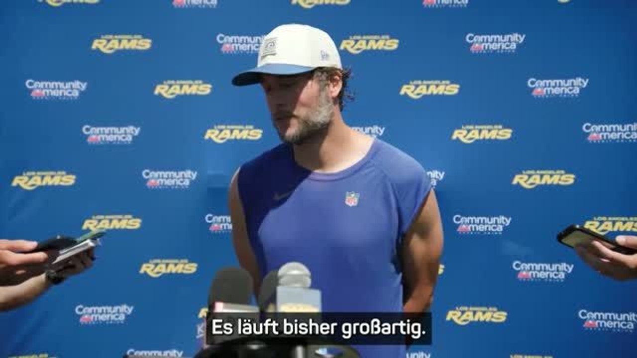 "Es läuft großartig": MVP Stafford voller Vorfreude auf 18. NFL-Saison